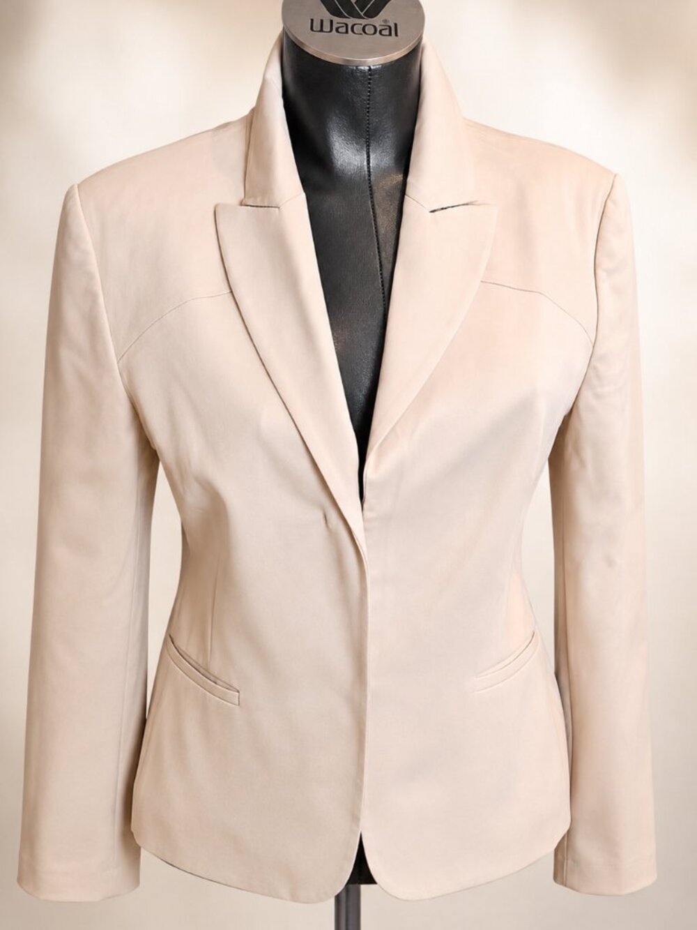 J’s Exte Ivory Tailored Blazer Jacket Made in Italy Size 32/46